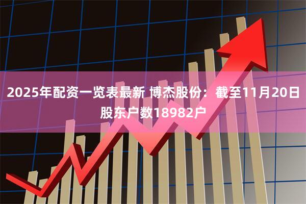 2025年配资一览表最新 博杰股份：截至11月20日股东户数18982户